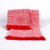 Set asciugamani rosso