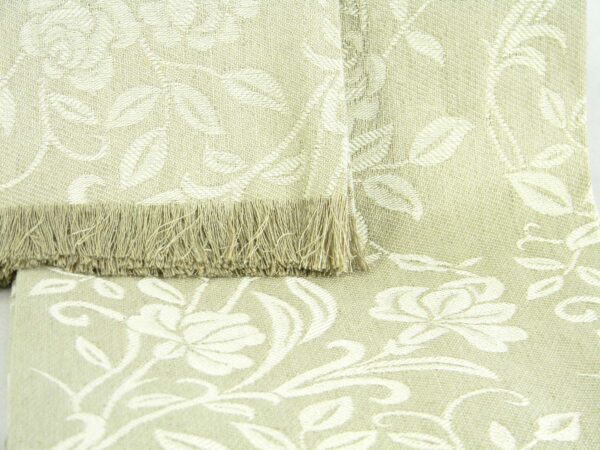 Set asciugamani in cotone beige - immagine 3