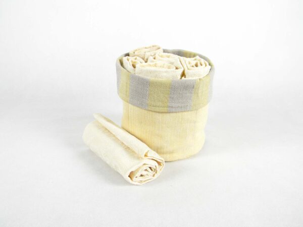 Portapane più set di 6 strofinacci - immagine 2