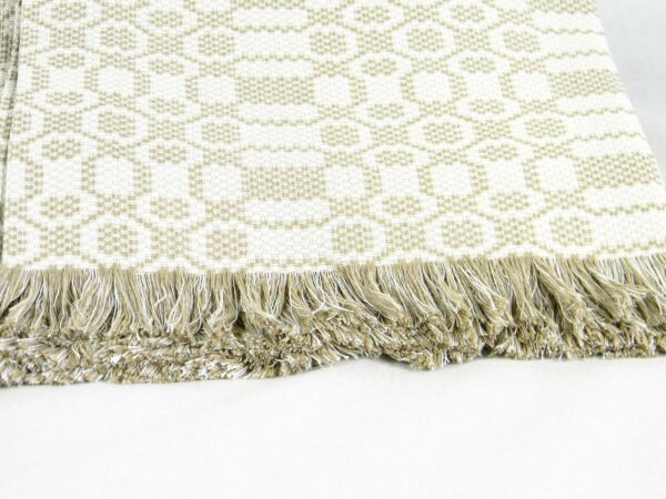 Coperta in cotone beige - immagine 2