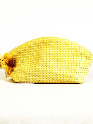 Pochette gialla in cotone