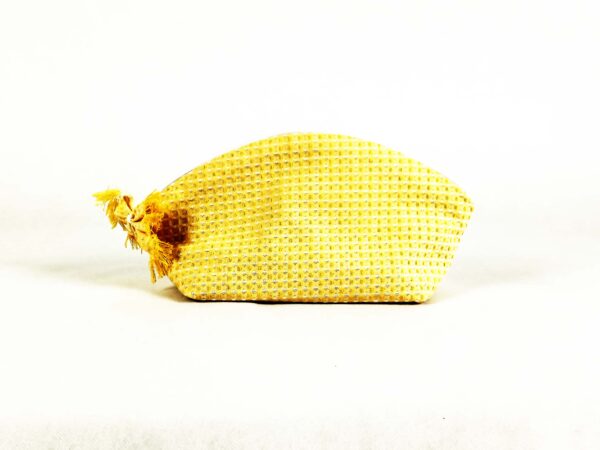 Pochette gialla in cotone